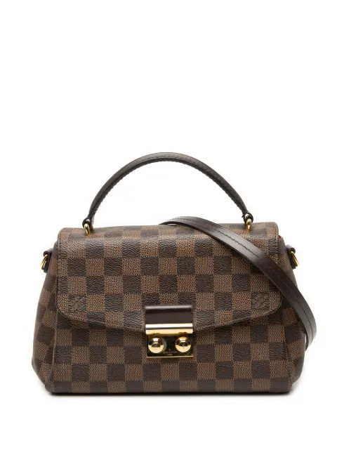Louis Vuitton Pre-Owned 2017 Damier Ebene Croisette satchel Brown KAZUVALEIXP37RC6