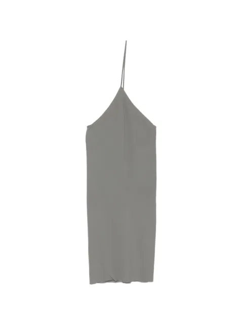 Rick Owens asymmetric bias-cut dress Grey RP01F6572CC
