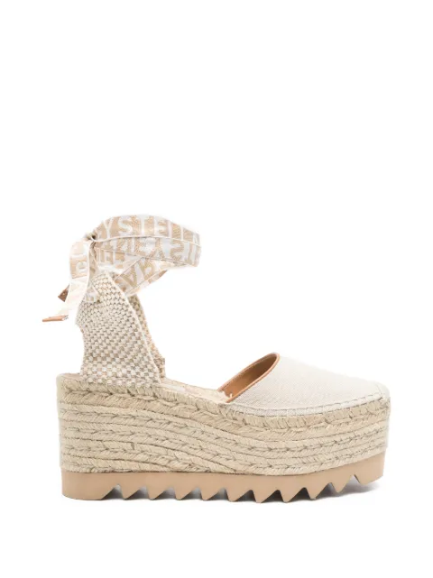 Stella McCartney Gaia platform espadrilles Neutrals 810666E00283