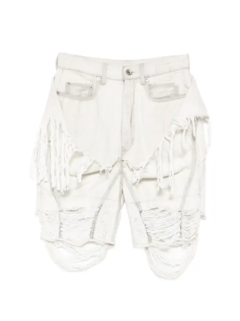 Rick Owens DRKSHDW Slivered shorts Neutrals DS01F4314DMWSH