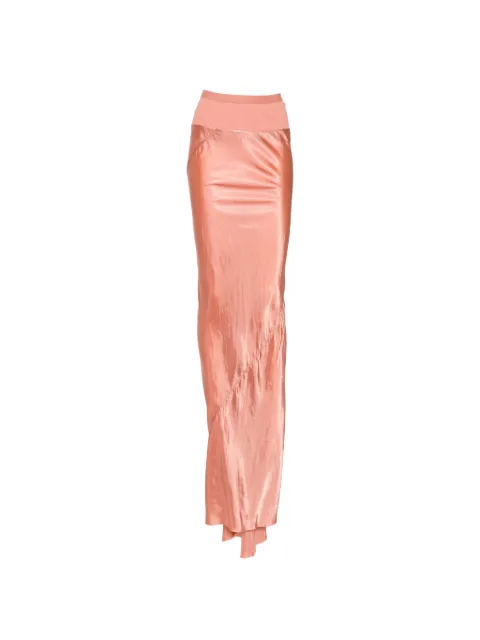 Rick Owens Slim Long Coda skirt Orange RP01F6381N