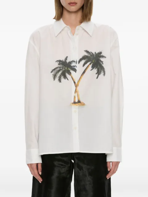 Christopher Esber Mirage Palm shirt White 26011915