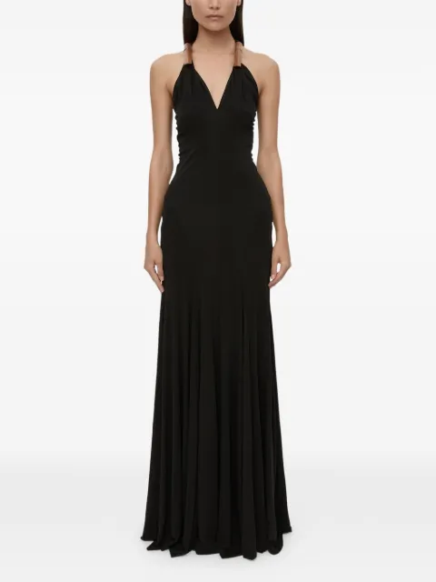 Christopher Esber Chime Cocoon V-neck dress Black 26013963