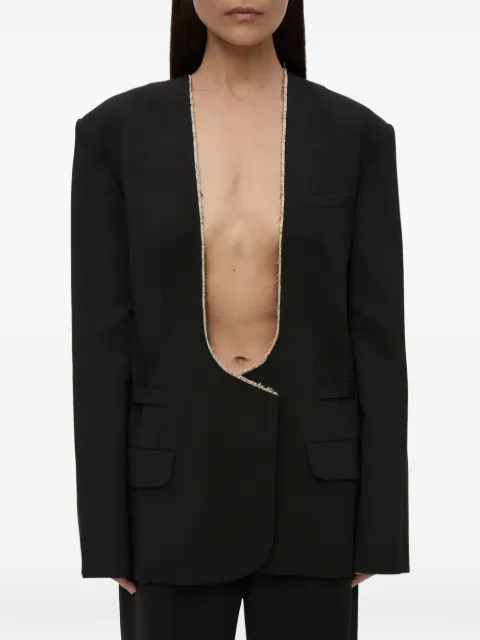 Christopher Esber Retract Shawl blazer Black 26016905BLACK
