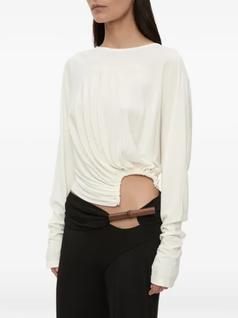 Christopher Esber Manto long sleeve top Black 26011805