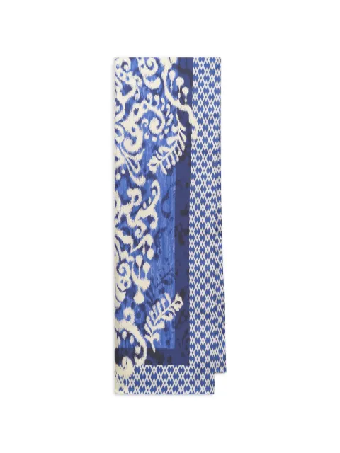 MALIPARMI Collection printed stole Blue IB034131032E8001