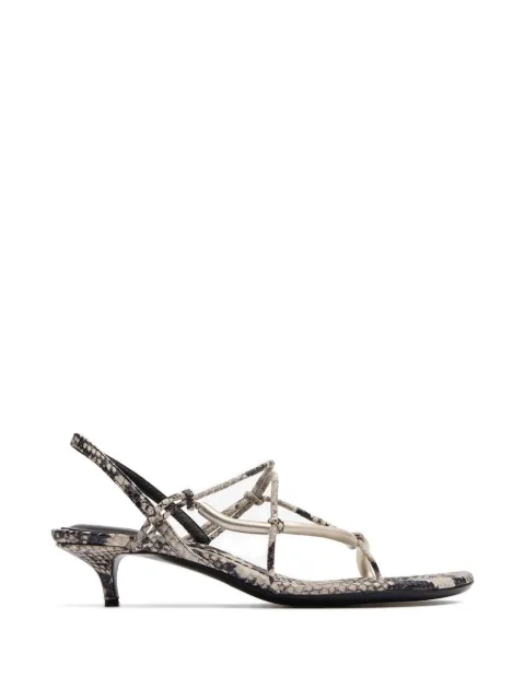 Christopher Esber Molten heeled sandals Neutrals 26019604