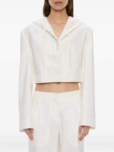 Christopher Esber Noa hooded jacket White 26016050WHITE