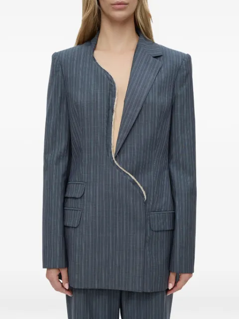 Christopher Esber Torrent pinstripe-pattern blazer Blue 26016816BLUELILACPINSTRIPE