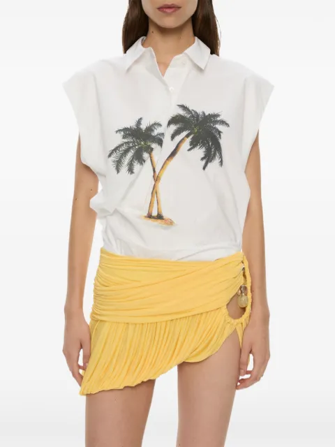 Christopher Esber bubble mini skirt Yellow 25024601SOLEIL