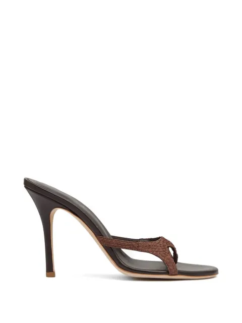 Christopher Esber Alocasia heeled sandals Brown 26019862