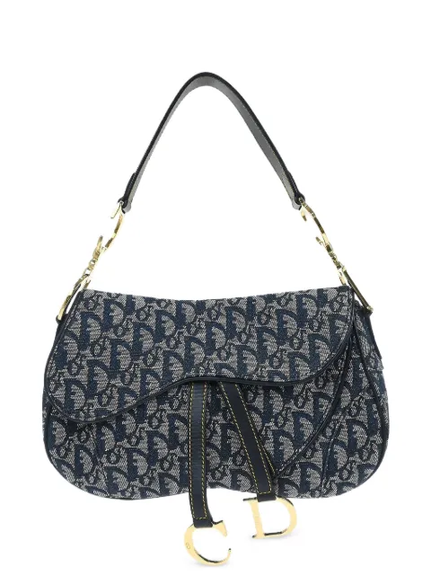 Christian Dior Pre-Owned 2003 Double Saddle Trotter handbag Blue 126142