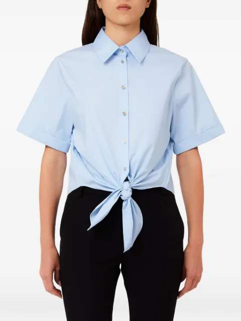 LIU JO shirt with knot Blue CA6281T297A
