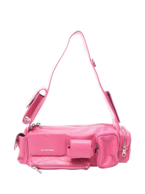 Balenciaga Pre-Owned 2010-2025 Leather Superbusy XS shoulder bag Pink QXDGOYBYTLUQGF1T