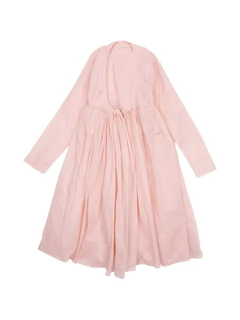 Egg drawstring-detail dress Pink MILKMAIDLONGSS26CRISPYCOTT