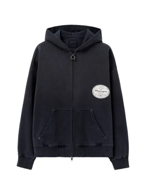 Wooyoungmi side-pockets hoodie Blue W261TS48793N