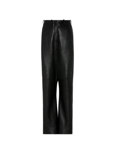 Maison Margiela leather trousers Black S29KA0397M07029
