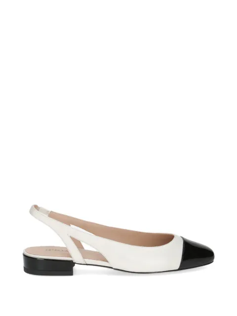 PETER KAISER two-tone slingback leather pumps Neutrals 97944046