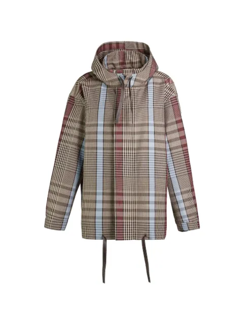 Tod's checked rain coat Neutrals X1W61520070YGT