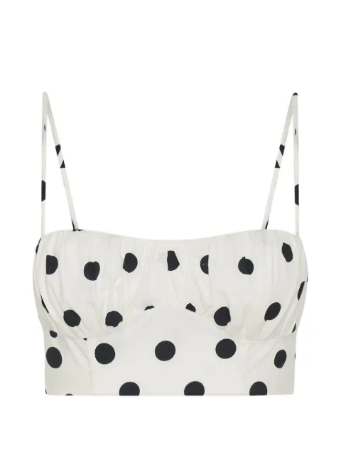 Nicholas Yulia top - white black polka-dot White R26T1931LB
