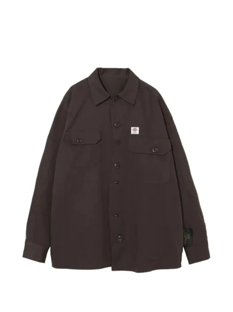 Undercover x Dickies button-down pocket-details shirt Brown UC1F4402