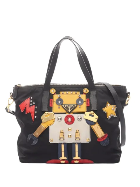 Prada Pre-Owned 2013-2025 Tessuto tote bag Black 1T0LEMVHDNBY2RYZ