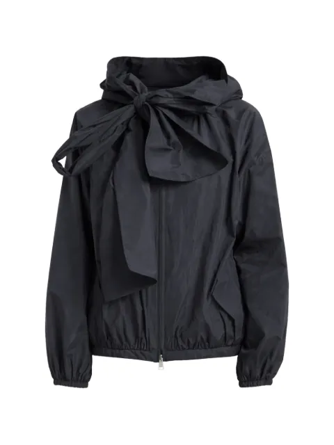 Moncler bow hooded jacket Blue L10931A00157598AK