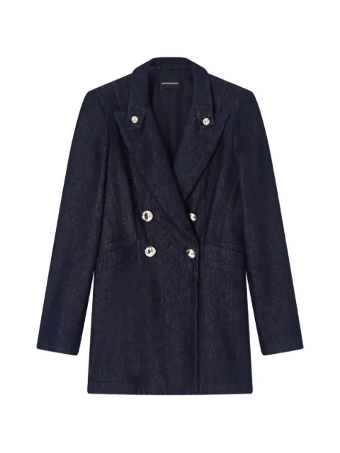 Emporio Armani double-breasted coat Blue EW003496AF21088M