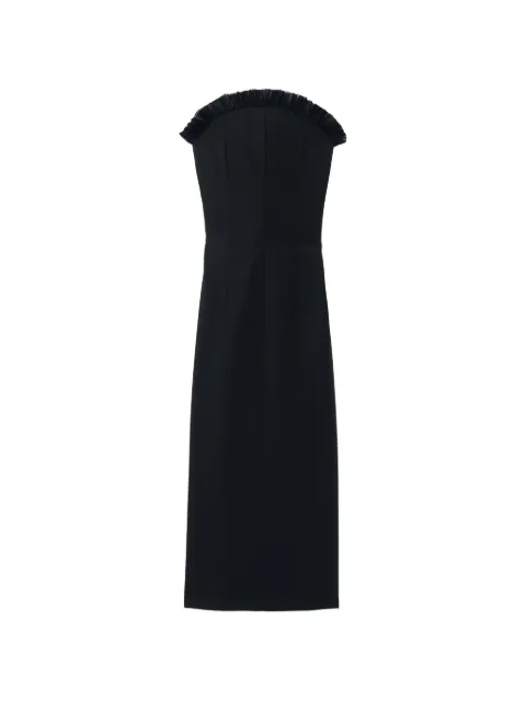 Alexander McQueen ruffled midi dress Black 865481QJAGA