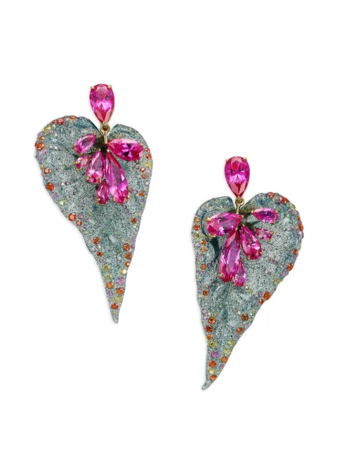 Anabela Chan Spirulina sapphire earrings Gold ACFG04ESYGFS