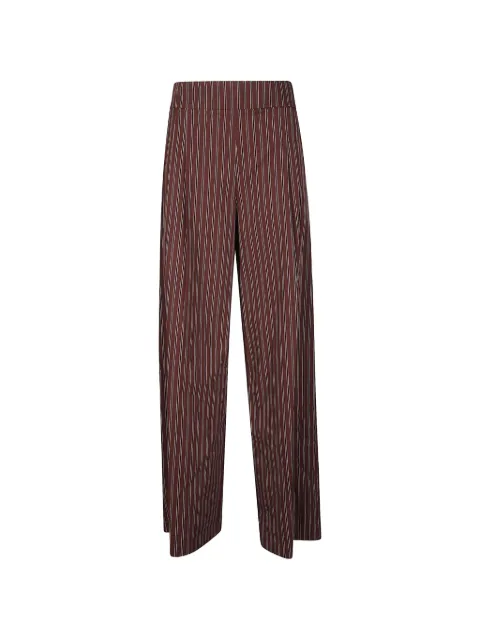 Patrizia Pepe striped trousers Brown 2P1783A552