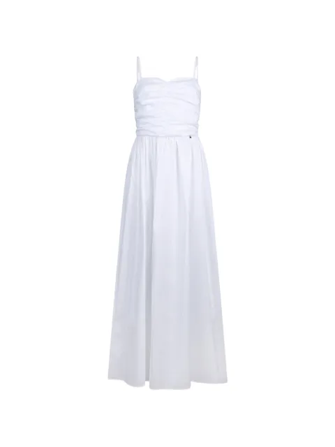 LIU JO long poplin dress White CA6371T297A11111