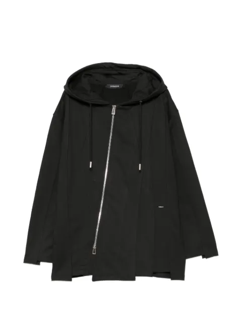 SONGZIO Polyptych zip-up jacket Black MI2TS703BK