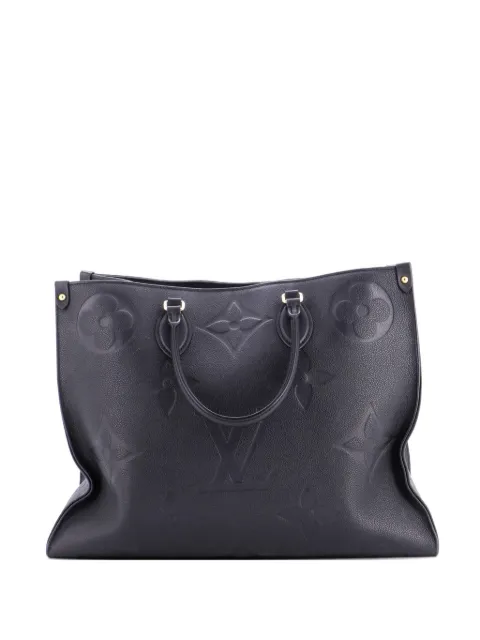 Louis Vuitton Pre-Owned OnTheGo Monogram Empreinte Giant GM tote bag Black F6HPZVAVZ7JL0W2V
