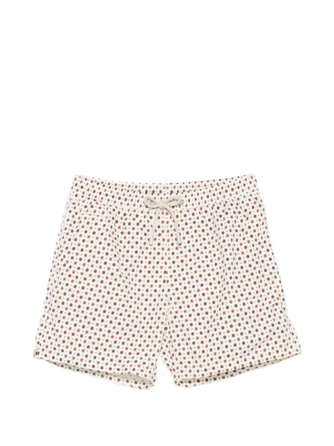MC2 Saint Barth floral-print drawstring swim shorts Neutrals LIG0016