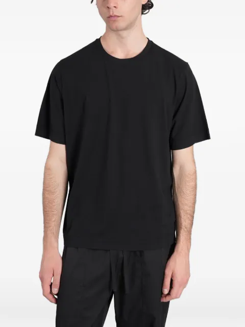 ALPHA STUDIO crew-neck short-sleeve T-shirt Black AU5331C