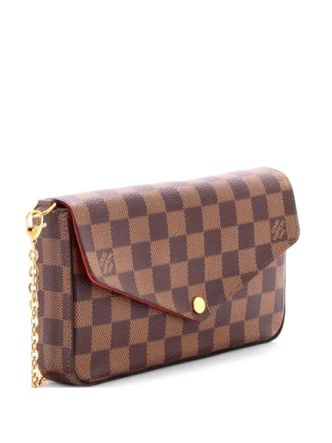 Louis Vuitton Pre-Owned Felicie Pochette Damier crossbody bag Brown 9JPUNM1L5EJGD37X