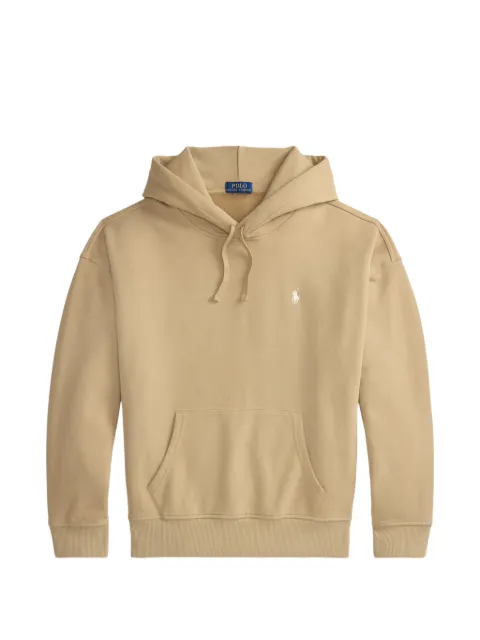 Polo Ralph Lauren Pony-embroidered logo-print hoodie Neutrals 710964718500