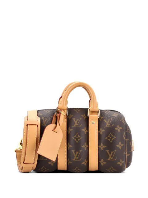 Louis Vuitton Pre-Owned Keepall Bandouliere Bag Blown Up Monogram Canvas 25 shoulder bag Brown S1O0UKDHH4Q34S2E