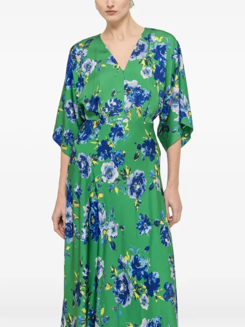 NISSA printed midi dress Green RZ16628