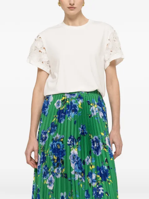 NISSA embroidered T-shirt White TOP16558