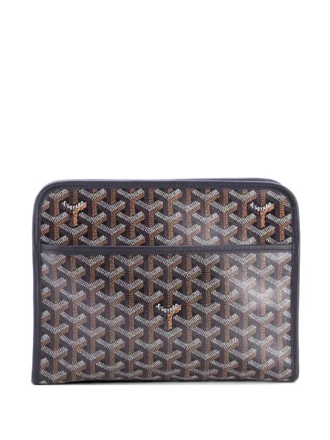 Goyard Pre-Owned Jouvence Toiletry Pouch Coated Canvas MM clutch bag Black G17P4700XLXFO40G