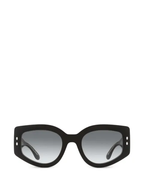 Isabel Marant Eyewear Milly rivet-detail sunglasses Black 206522807549O
