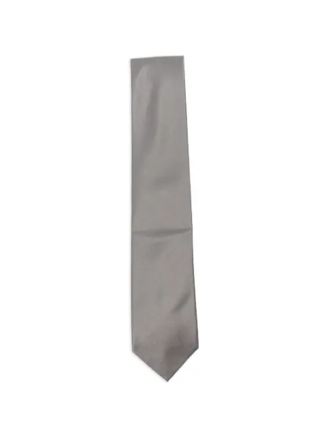 Errico Formicola pointed tie Grey 924