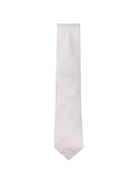 Errico Formicola chevron tie Pink 913