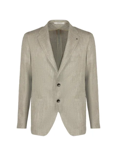Tagliatore herringbone button jacket Neutrals 1SMC22KC90059ET866