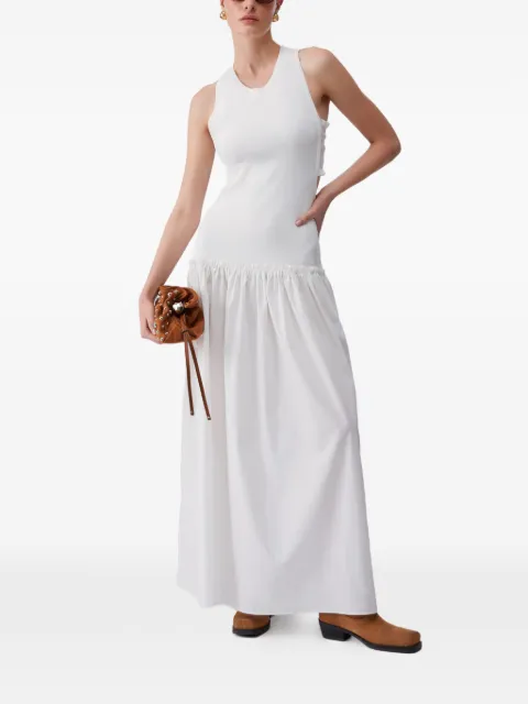 LIU JO long dress with cut-out Brown WA6466MS55N10701