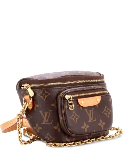 Louis Vuitton Pre-Owned Bum Bag Monogram Canvas Mini belt bag Brown LHSVL0YYGRSM5ZEH