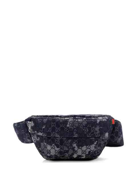 Gucci Pre-Owned Camouflage GG Denim belt bag Blue 30NUIJP1053UX05Q