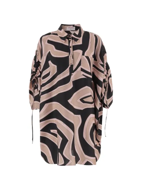 PUCCI Labirinto-print silk kaftan Black 6HRL116H741